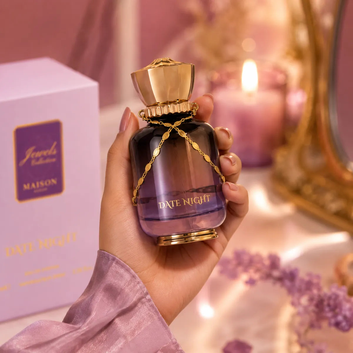 Premium Maison Asrar Date Night EDP 100ml available in Qatar at best price, sophisticated unisex fragrance - perfumesouq Qatar