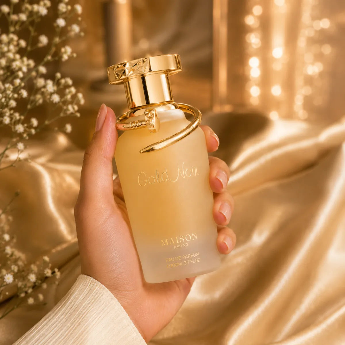 Premium Maison Asrar Gold Noir EDP 100ml available in Qatar at best price, elegant unisex fragrance - perfumesouq Qatar