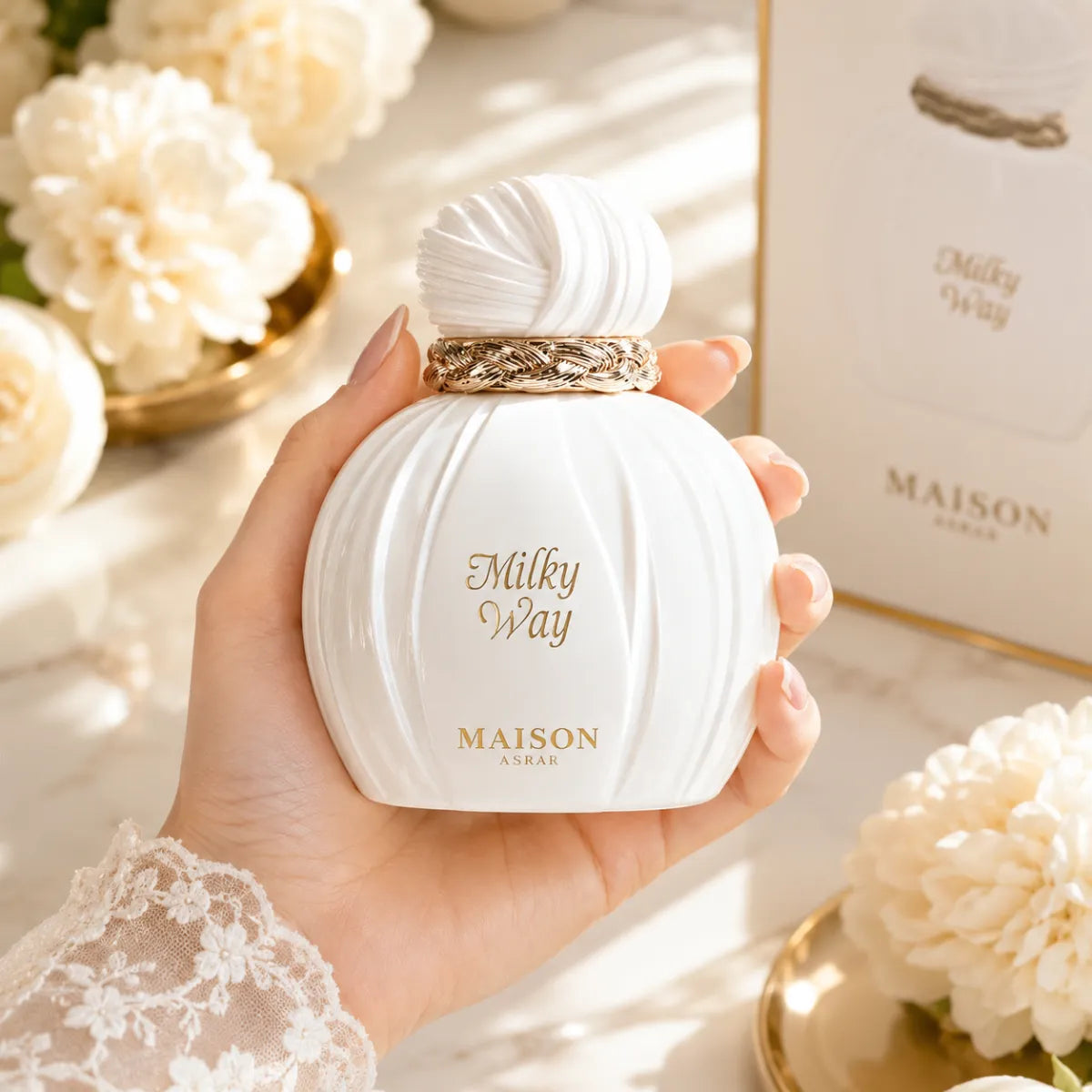 Premium Maison Asrar Milky Way EDP 100ml available in Qatar at best price, elegant unisex fragrance - perfumesouq Qatar