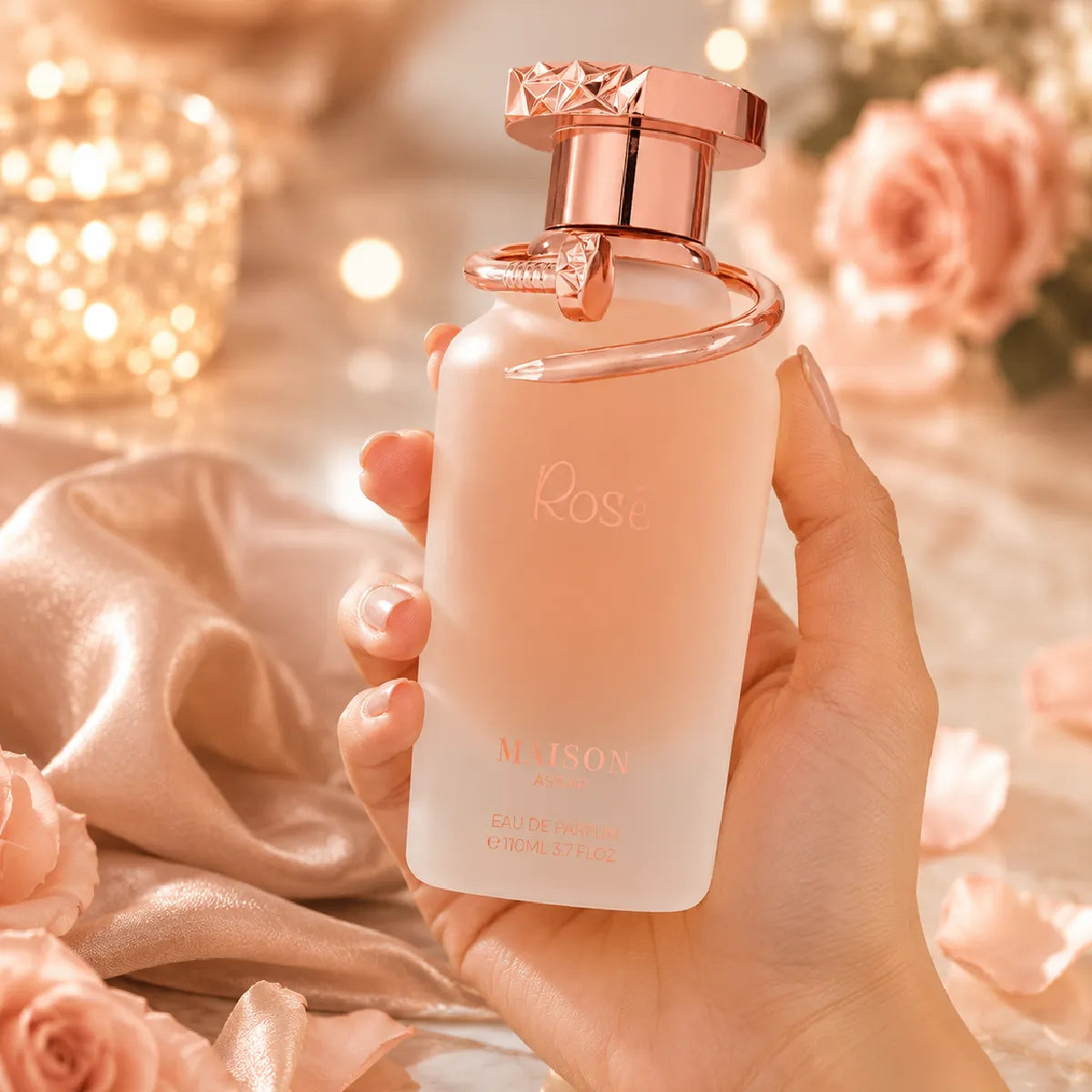 Premium Maison Asrar Rose EDP 110ml available in Qatar at best price, sophisticated women's fragrance - perfumesouq Qatar