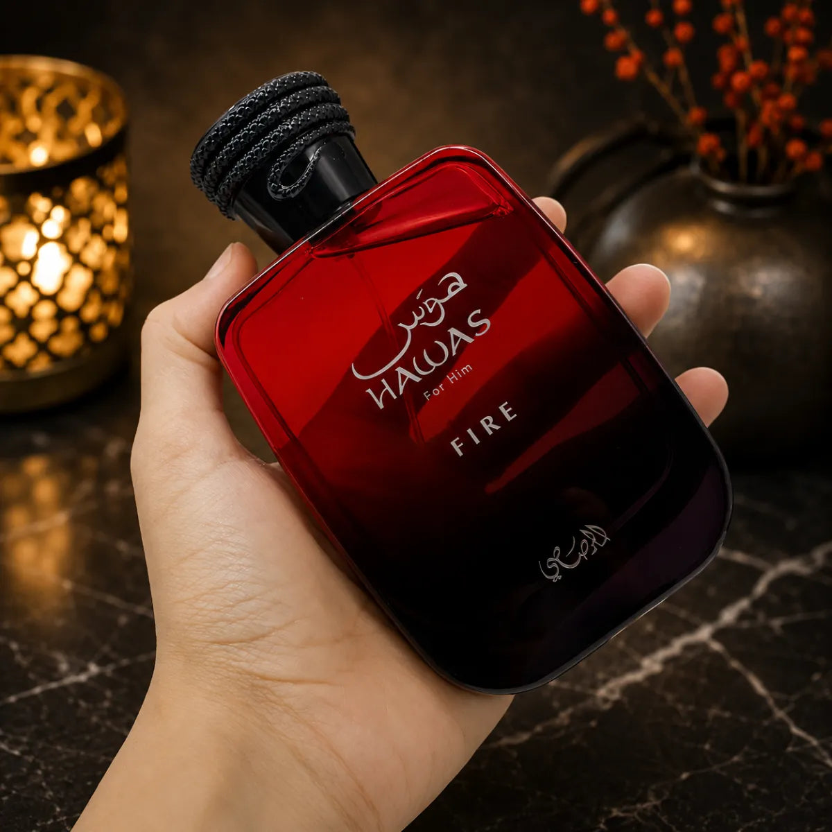 Premium Rasasi Hawas Fire EDP 100ml available in Qatar at best price, elegant men's fragrance - perfumesouq Qatar