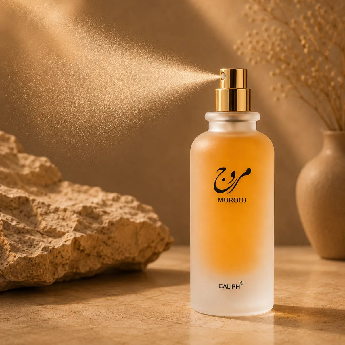Caliph Murooj EDP 100 ml body mist soft floral musk refreshing daily spray Perfumesouq Qatar