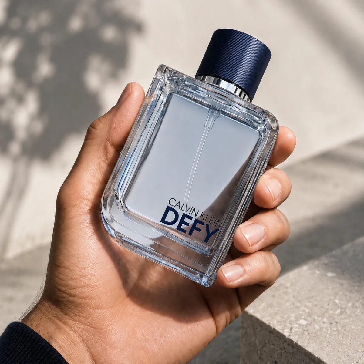 Premium Calvin Klein Defy EDT 100ml available in Qatar at the best price, elegant everyday men's fragrance – Perfumesouq Qatar.