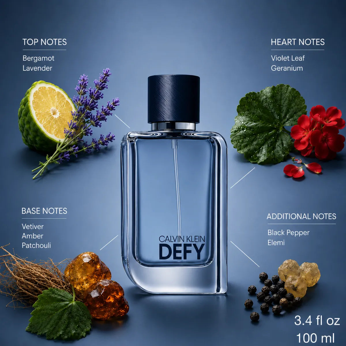 Authentic Calvin Klein Defy Eau De Toilette 100ml for Men with fast delivery in Qatar, genuine fragrance from Perfumesouq Qatar.