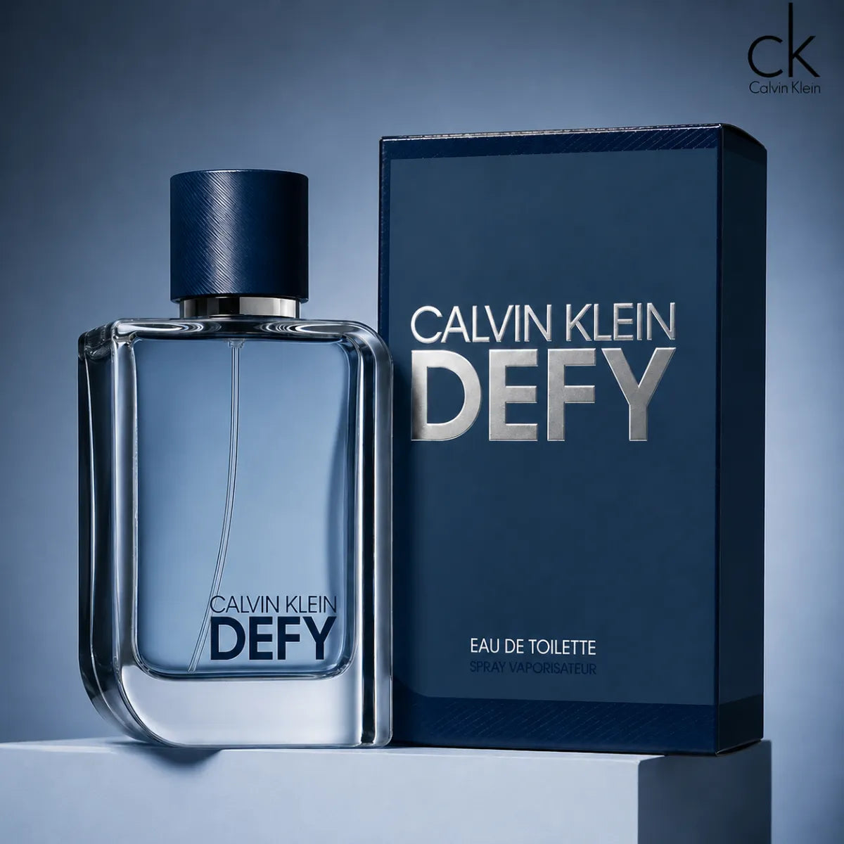 Buy Calvin Klein Defy Eau De Toilette 100ml for Men online in Qatar at the best price, fresh woody fragrance from Perfumesouq Qatar.