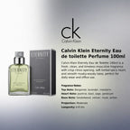 Calvin Klein Eternity EDT 100ml Men luxury fragrance at best price in Qatar, authentic and genuine product - Perfumesouq Qatar