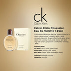 Calvin Klein Obsession EDT 125ml for Men luxury fragrance at the best price in Qatar, original and genuine product - Perfumesouq Qatar