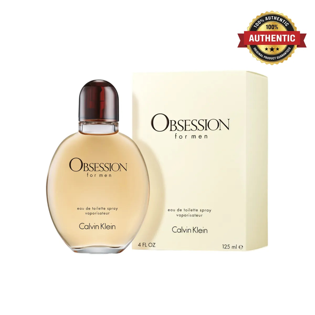 Premium Calvin Klein Obsession EDT 125ml for Men available in Qatar at the best price, classic masculine fragrance - Perfumesouq Qatar