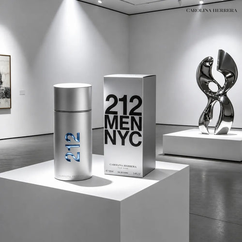 Buy Carolina Herrera 212 Men NYC Eau De Toilette 100ml online in Qatar for best price, iconic men's scent - Perfumesouq Qatar