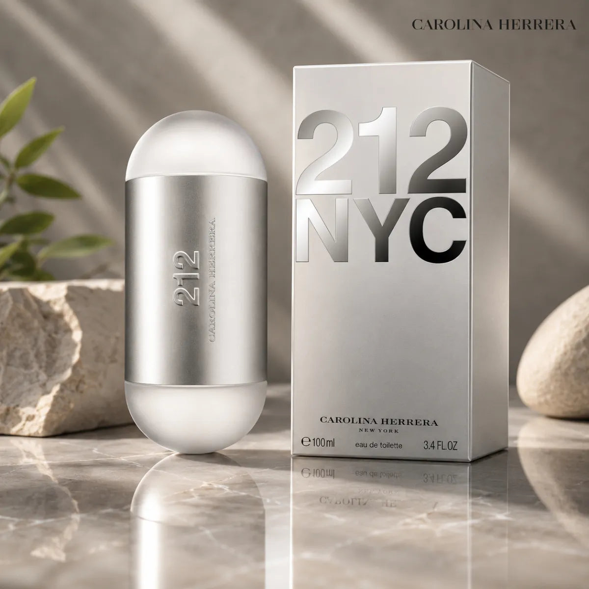 Original Carolina Herrera 212 NYC Eau De Toilette 100ml Women authentic floral musky aroma at best price in Qatar, luxury fragrance - Perfumesouq Qatar
