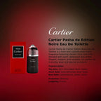 Original Cartier Pasha de Edition Noire EDT 100ml for Men with fast delivery and best price Perfumesouq Qatar