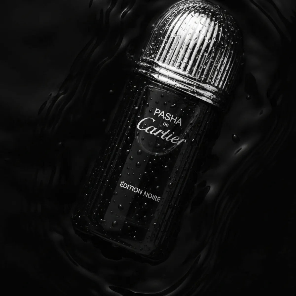 Premium Cartier Pasha de Edition Noire Eau De Toilette 100ml, elegant masculine scent Perfumesouq Qatar