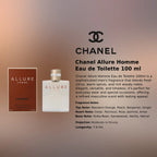 Chanel Allure Homme EDT 100ml premium men's fragrance at best price in Qatar, elegant and sophisticated scent - Perfumesouq Qatar