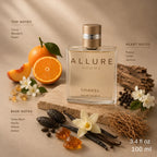 Authentic Chanel Allure Homme Eau De Toilette 100ml For Men with fast delivery and genuine quality in Qatar - Perfumesouq Qatar