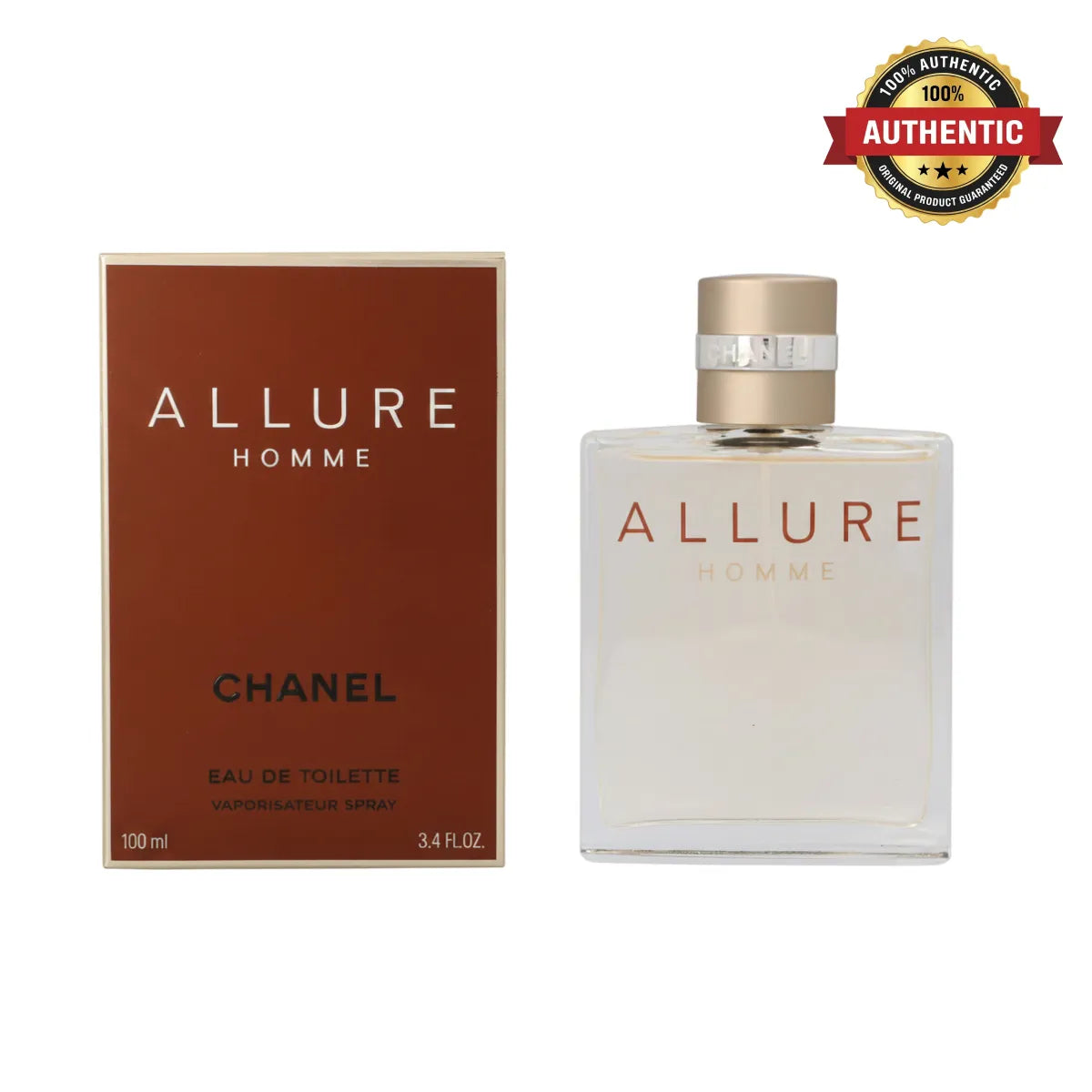 Chanel Allure Homme Eau De Toilette 100ml For Men luxury fragrance with citrus and woody notes in Qatar - Perfumesouq Qatar