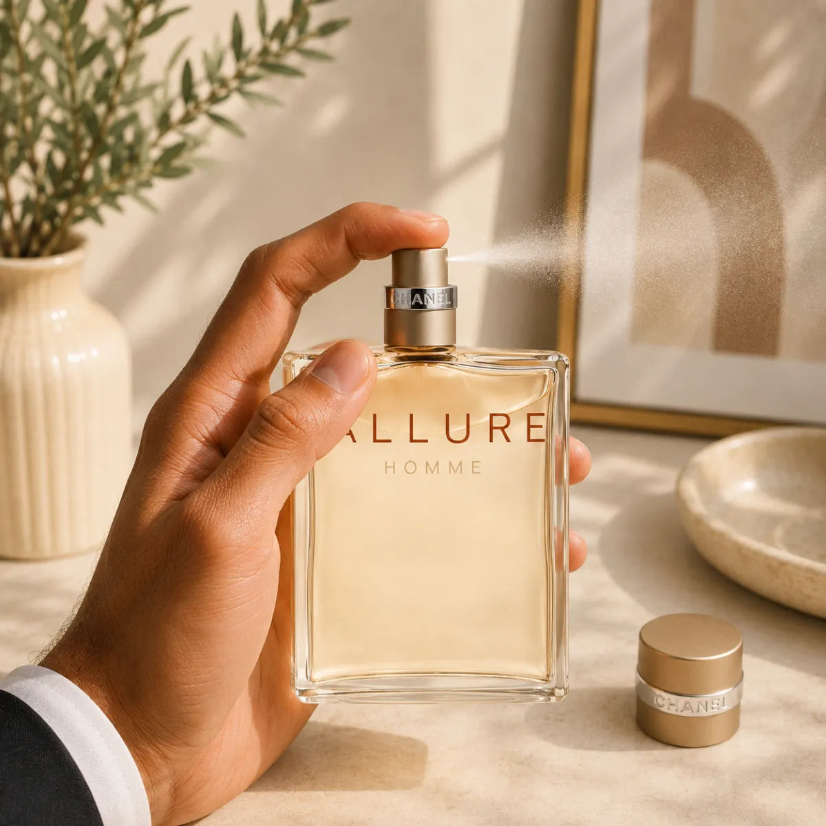 Original Chanel Allure Homme Eau De Toilette 100ml authentic men's fragrance at best price in Qatar from Perfumesouq Qatar