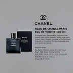 Chanel Bleu De EDT 100ml For Men premium woody aromatic scent with fast delivery and genuine quality - Perfumesouq Qatar
