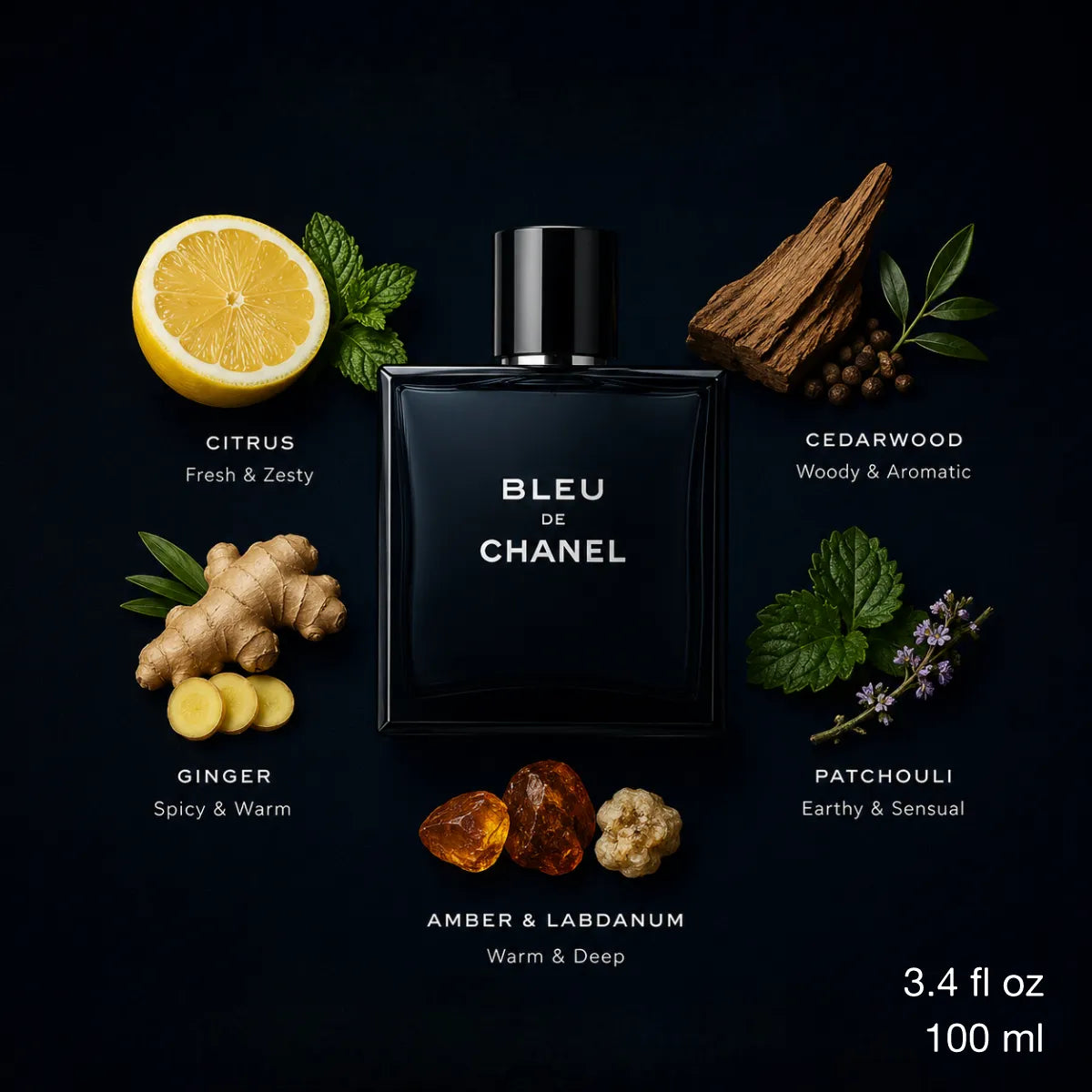 Authentic Chanel Bleu De Eau de Toilette 100ml For Men available online at best price with fast delivery - Perfumesouq Qatar