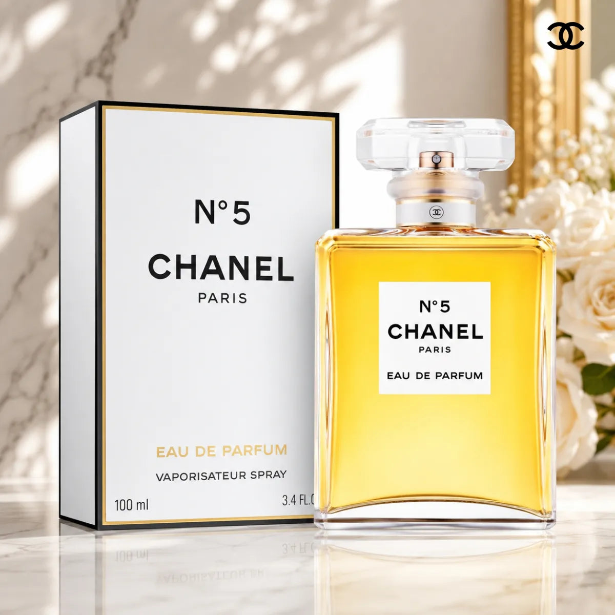 Buy Chanel N°5 Eau De Parfum 100ml For Women online in Qatar at best price, iconic floral aldehydic fragrance Perfumesouq Qatar