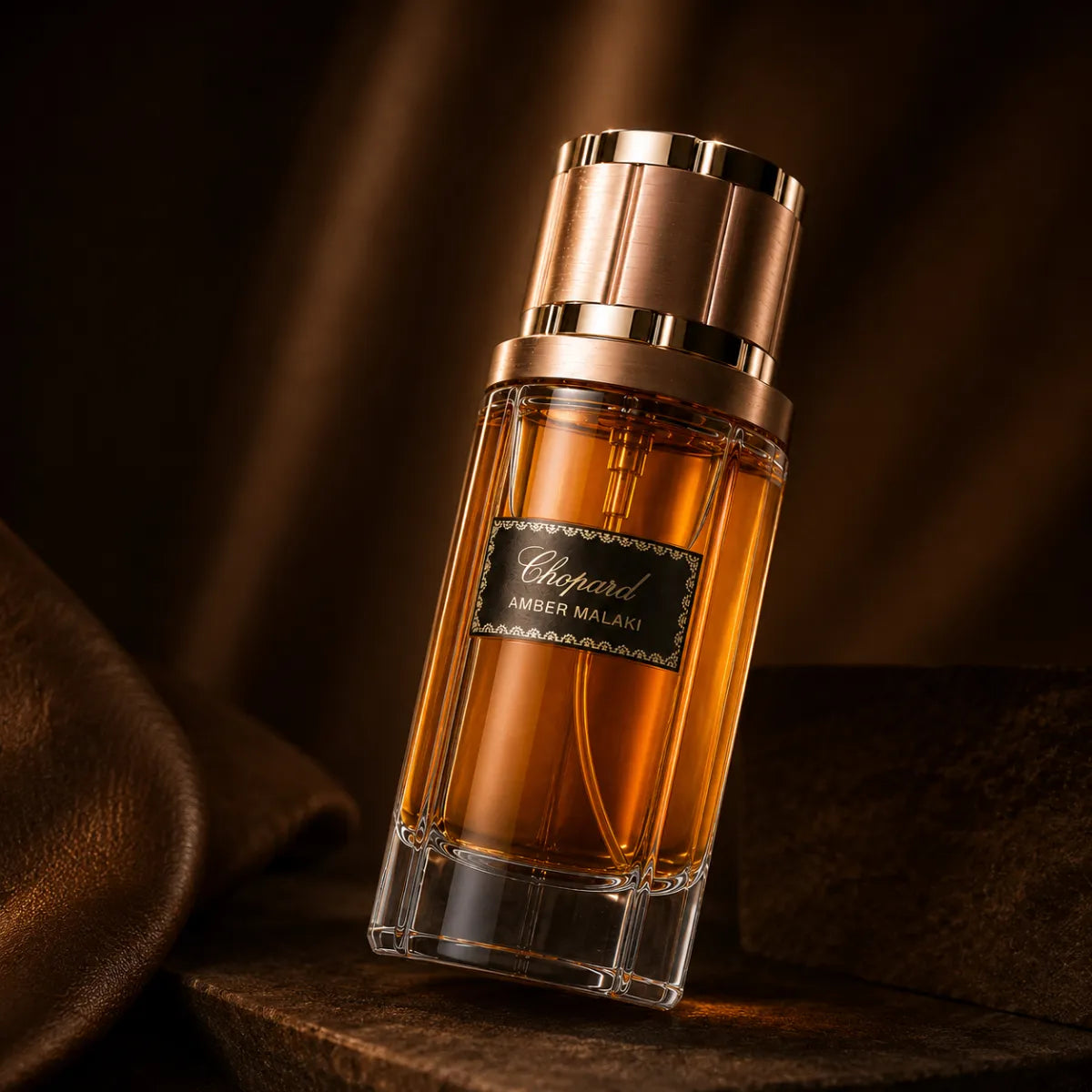 Chopard Amber Malaki Eau De Parfum 80ml for best price in Qatar, elegant amber woody fragrance - PerfumeSouq Qatar