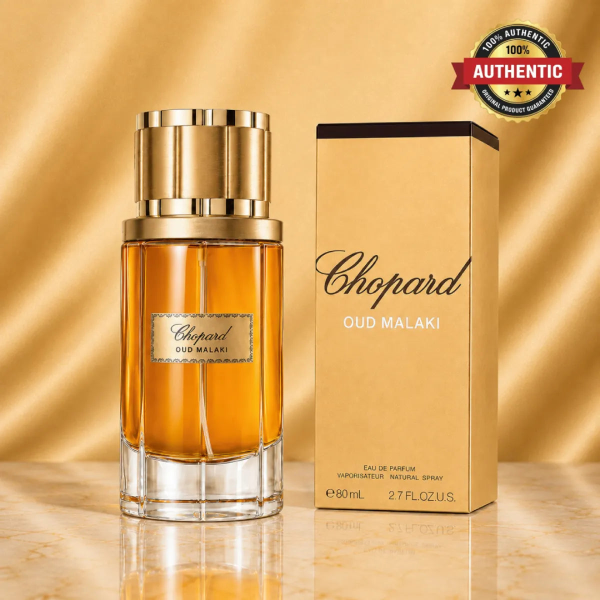 Buy Chopard Oud Malaki Eau De Parfum 80 ml online in Qatar for best price, luxury oud fragrance from Perfumesouq Qatar