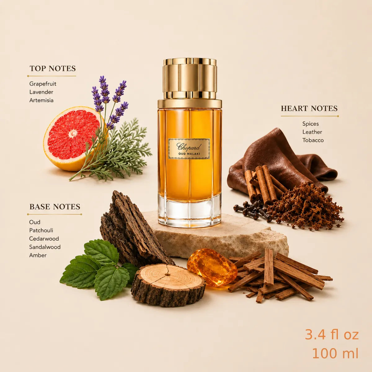 Authentic Chopard Oud Malaki Eau De Parfum 80 ml for best price with fast delivery - Perfumesouq Qatar
