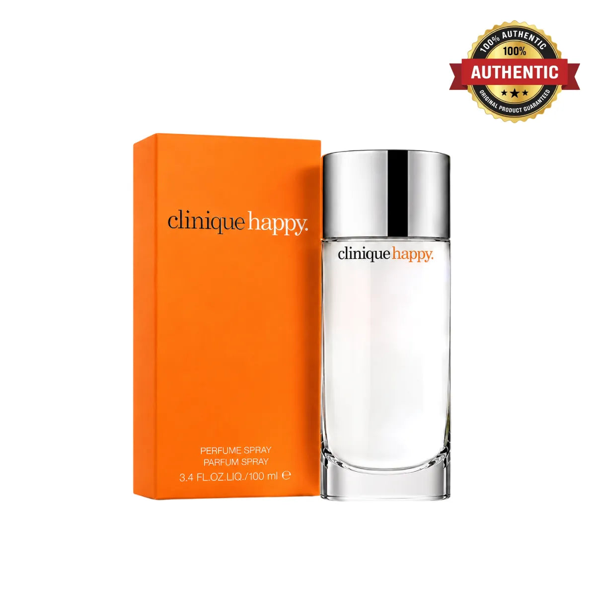 Clinique Happy Eau De Parfum 100ml online in Qatar at best price, premium citrus floral scent - perfumesouq Qatar