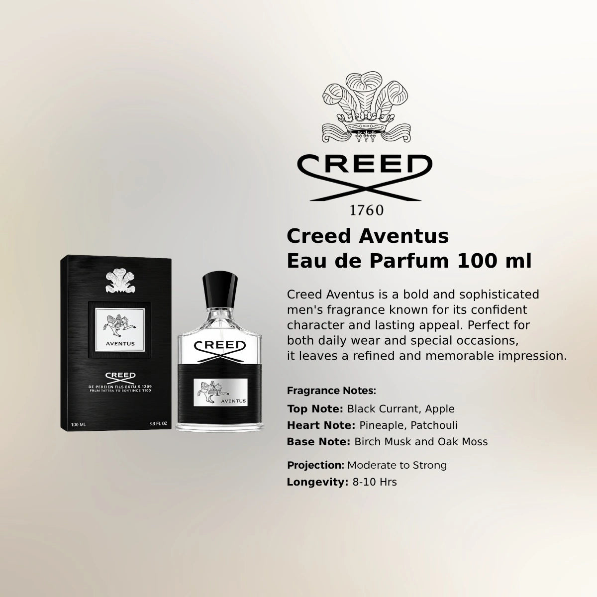 Creed Aventus EDP with luxurious masculine scent and long-lasting performance from Perfumesouq Qatar
