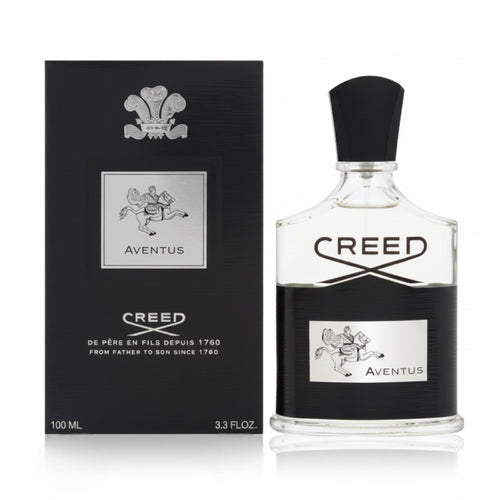 Creed Aventus EDP for Men featuring fresh pineapple notes and rich woody base from Perfumesouq Qatar