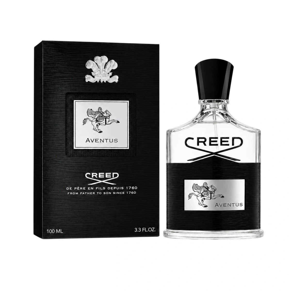 Creed Aventus EDP for Men featuring fresh pineapple notes and rich woody base from Perfumesouq Qatar
