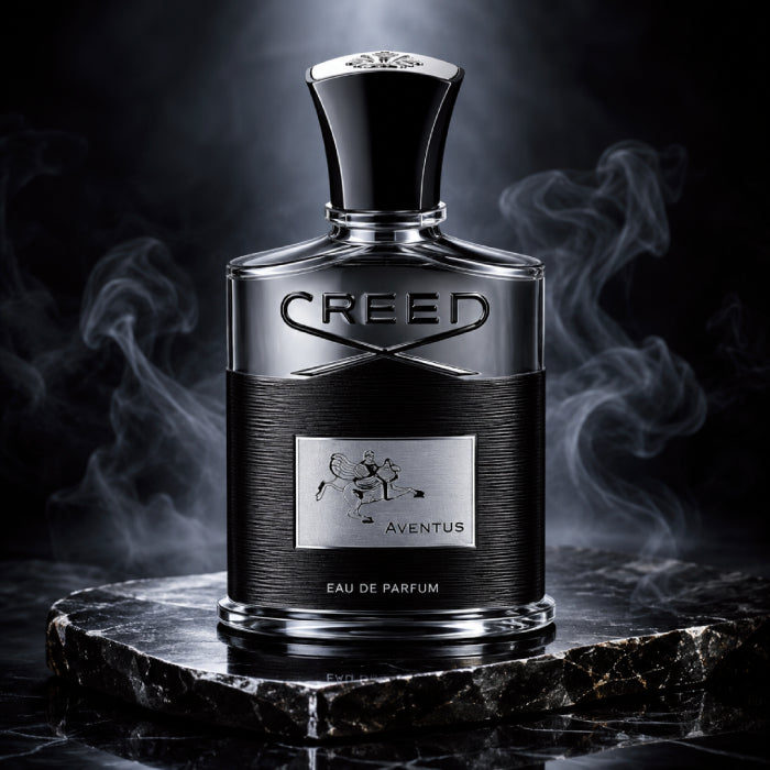 Ceed Aventus EDP for Men with vibrant fruity opening and deep smoky character from Perfumesouq Qatar 