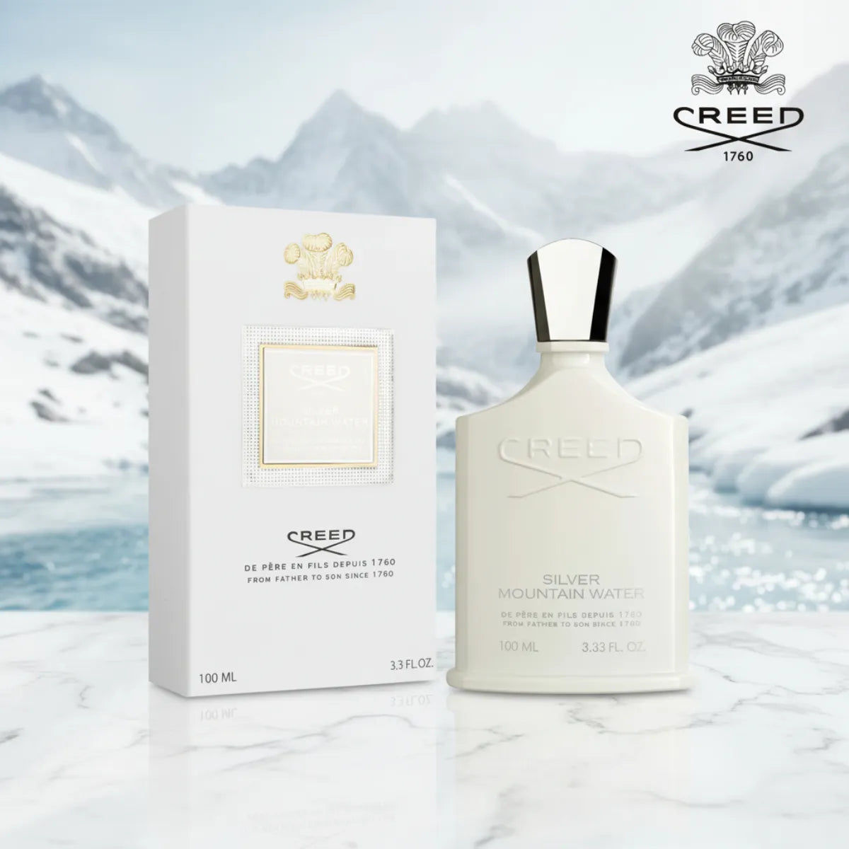 Buy Creed Silver Mountain Water Eau de Parfum 100ml online in Qatar for best price | Perfume Souq Qatar