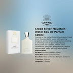 Creed Silver Mountain Water Eau de Parfum 100ml premium fragrance information | Perfume Souq Qatar