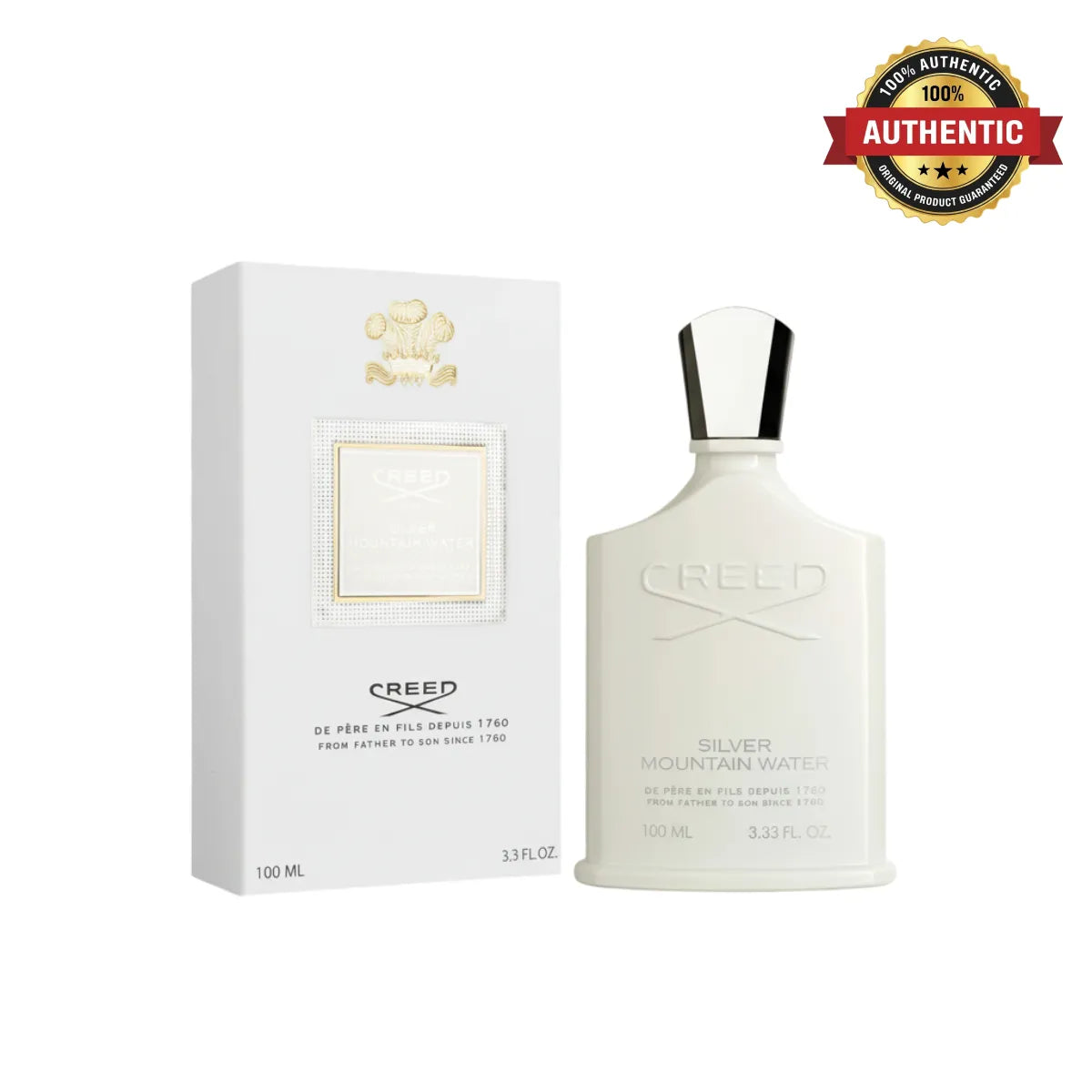 Authentic Creed Silver Mountain Water Eau de Parfum 100ml with box | Perfume Souq Qatar