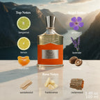 Creed Viking Cologne Eau de Parfum 100ml fragrance notes with top, heart and base notes | Perfume Souq Qatar