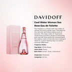 Davidoff Cool Water Sea Rose bottle showcasing elegant from Perfumesouq Qatar