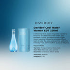 Davidoff Cool Water Women EDT 100ml premium fragrance information | Perfume Souq Qatar