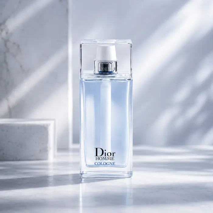 Dior Homme Cologne fresh citrus perfume for men with elegant fragrance bottle from Perfumesouq Qatar