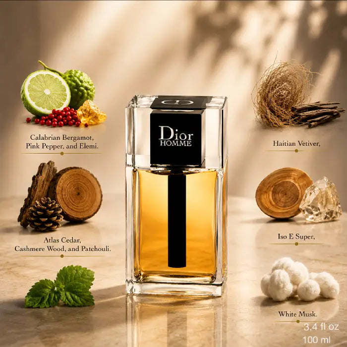 Dior Homme luxury fragrance with sophisticated masculine scent from Perfumesouq Qatar