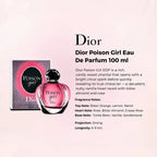 Dior Poison Girl Eau de Parfum 100ml premium women's fragrance information | Perfume Souq Qatar