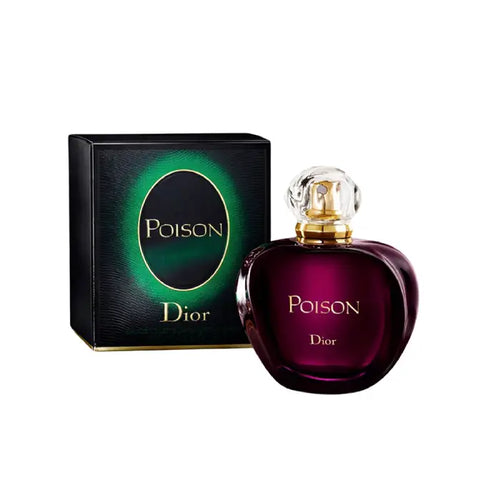 Dior Poison women’s perfume featuring warm floral woody notes and elegant bottle design from Perfumesouq Qatar