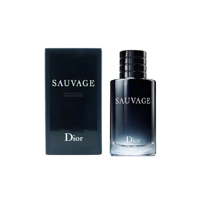 Dior Sauvage men’s perfume featuring citrus woody notes and premium fragrance from Perfumesouq Qatar