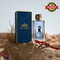 Dolce & Gabbana K Eau de Toilette for Men 100ML with elegant royal blue bottle and luxury from Perfumesouq Qatar