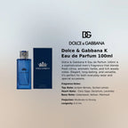 Dolce & Gabbana K Eau de Parfum 100ml luxury men's fragrance for daily wear and special occasions Perfumesouq Qatar