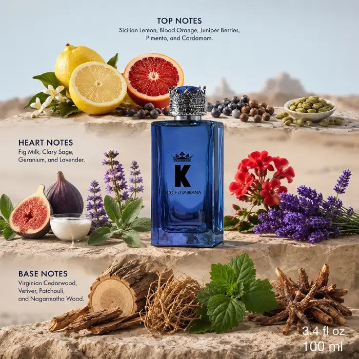 Dolce & Gabbana K men’s luxury perfume featuring sophisticated blue bottle from  Perfumesouq Qatar