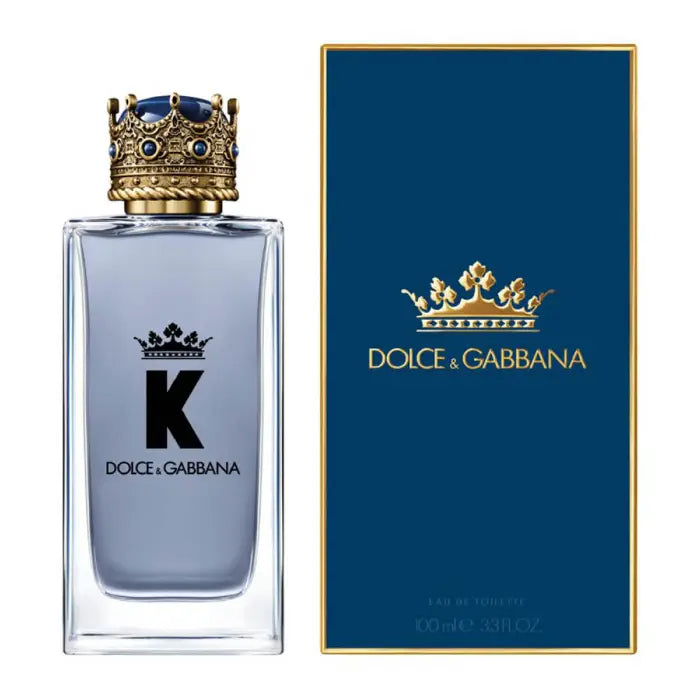 Dolce & Gabbana K men’s luxury fragrance featuring stylish blue perfume bottle and premium design in Perfumesouq Qatar