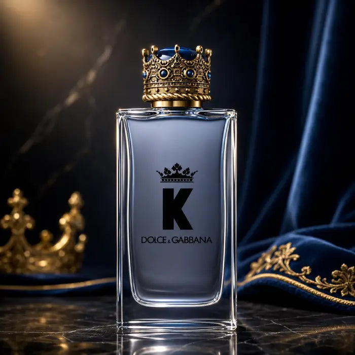Dolce & Gabbana K Signature men’s perfume 100ML with sophisticated blue bottle and premium luxury fragrance from Perfumesouq Qatar