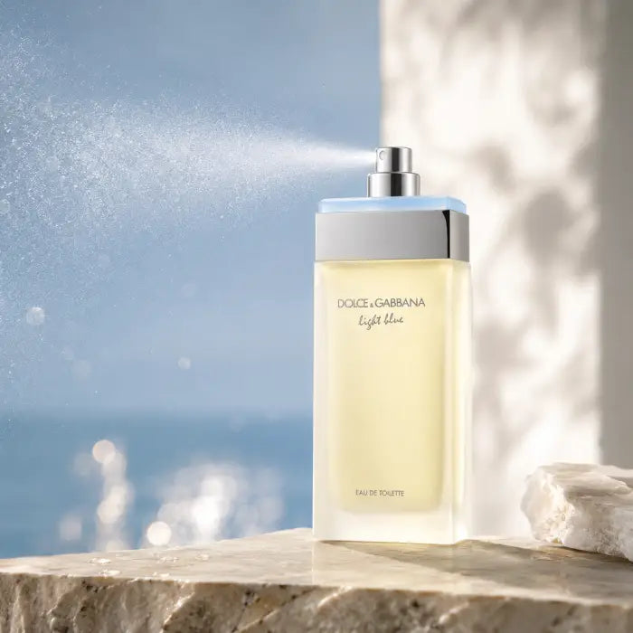 Dolce & Gabbana Light Blue citrus perfume with luxury bottle styling and modern fragrance from  Perfumesouq Qatar