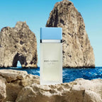 Dolce & Gabbana Light Blue elegant fragrance showcasing refined perfume bottle and premium design in  Perfumesouq Qatar