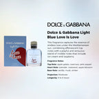 Dolce & Gabbana Light Blue Love Is Love luxury fragrance with elegant perfume bottle from  Perfumesouq Qatar